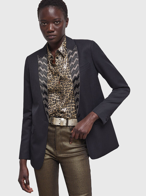 Jacket with accent lapels   - 1