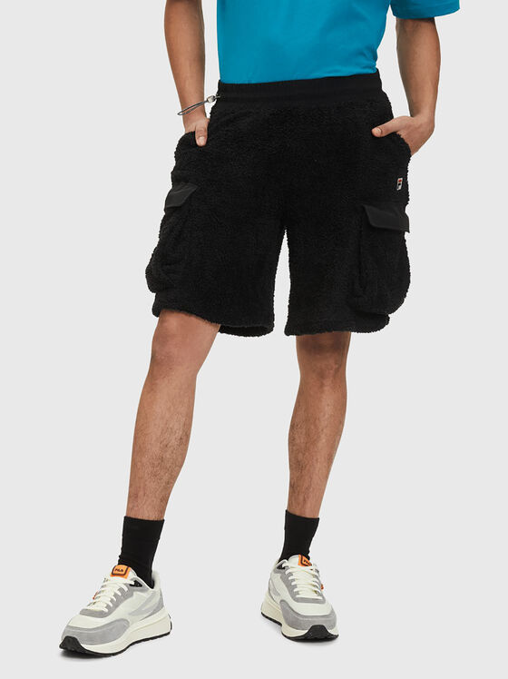Pantaloni scurți cu textură moale - 1