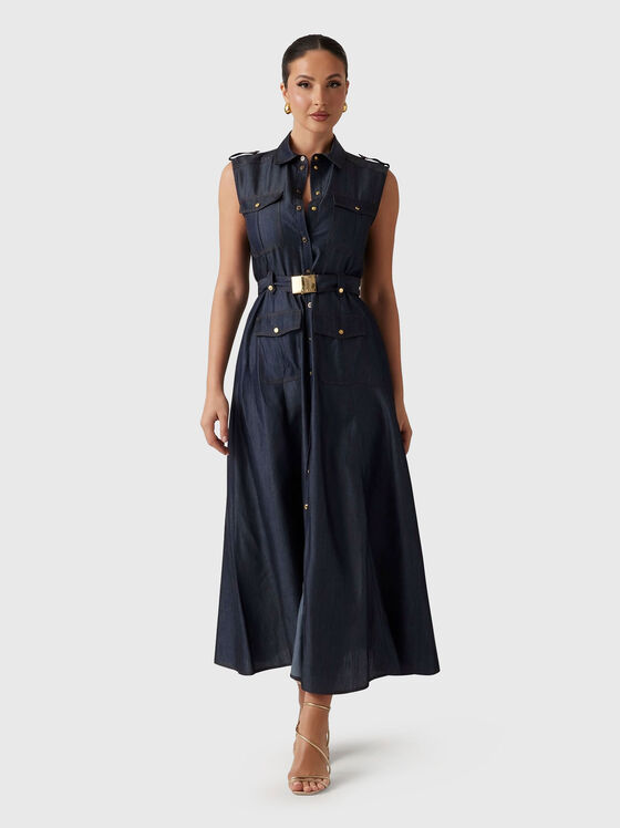 Rochie maxi din denim CARLA - 1