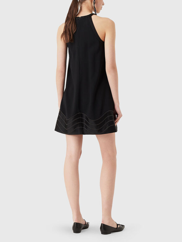 Wave-pattern shift dress - 2