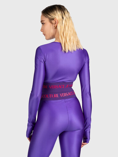 Short blouse with logo accent - 3