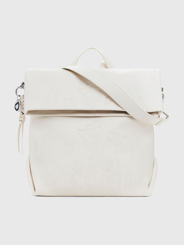 Backpack with floral details - 1