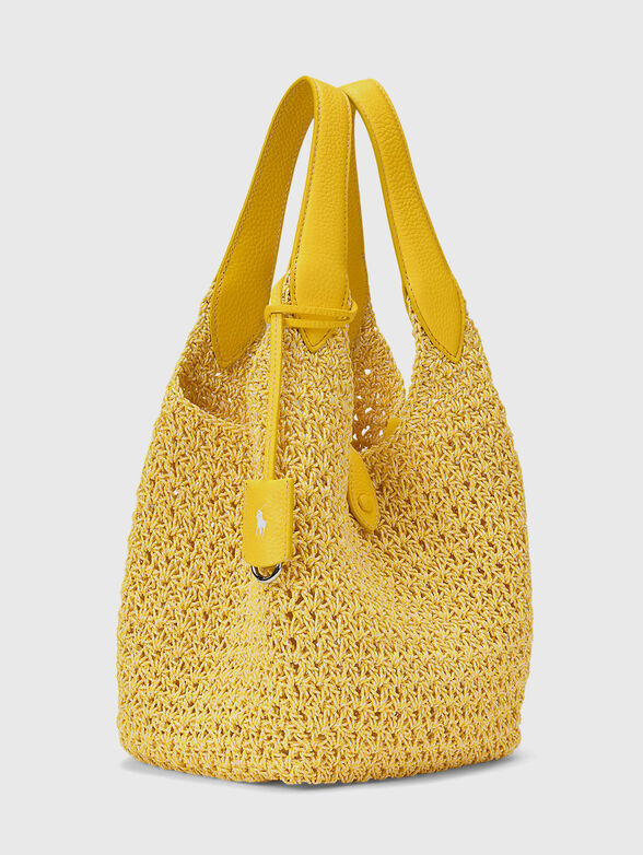 Woven texture tote bag - 4