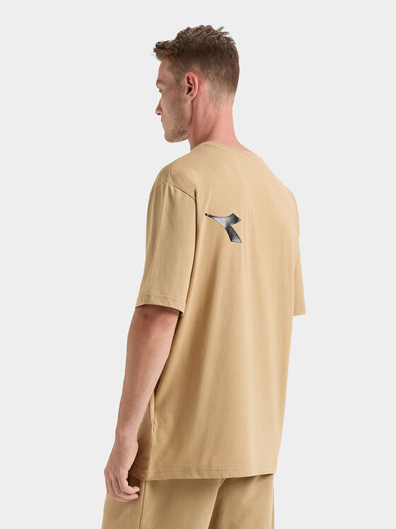 Tricou din bumbac cu imprimeu logo - 2