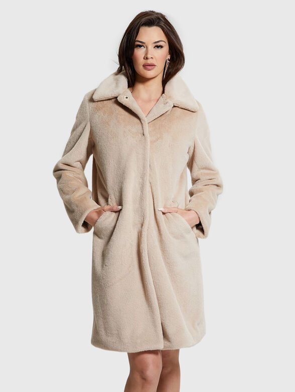 SIMONNE faux fur coat - 1