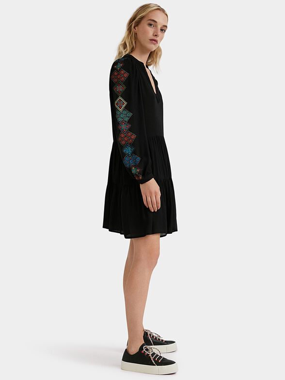 CALENDULA dress with ethnic embroideries - 3