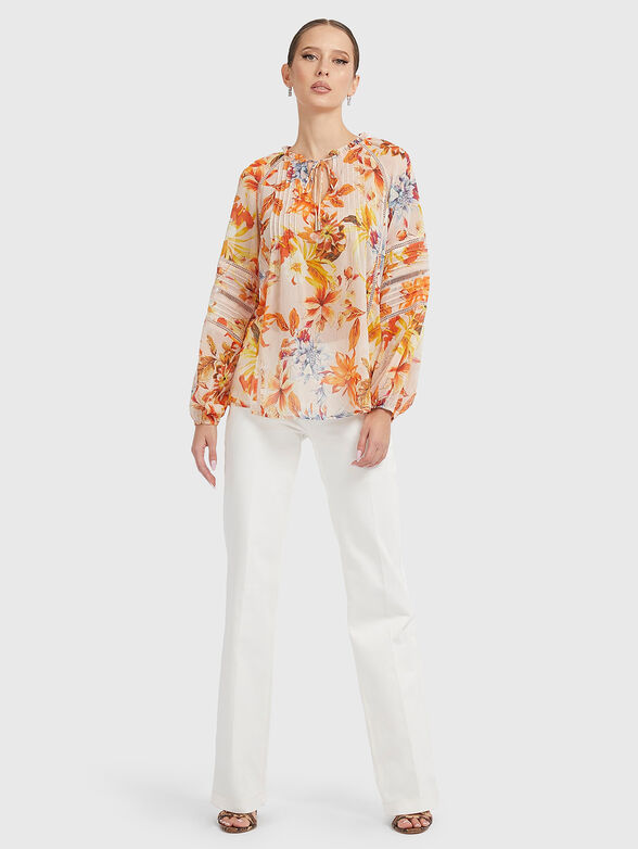 GILDA blouse with floral print - 2