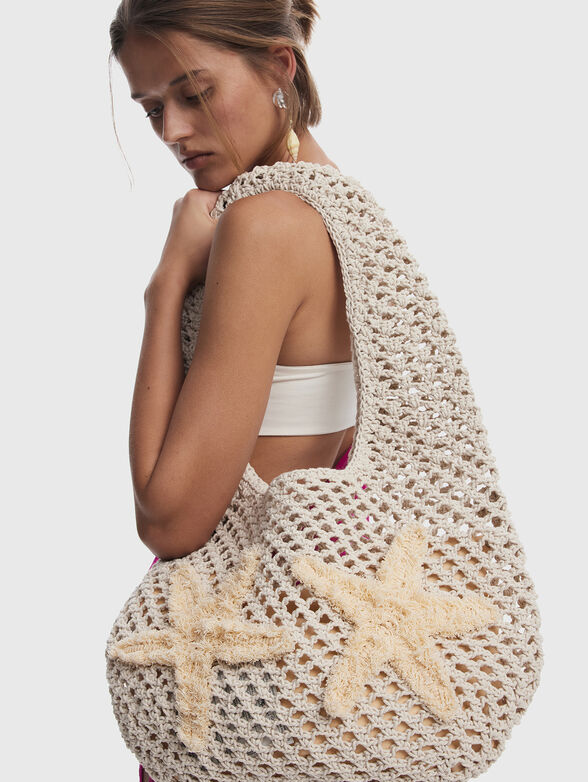 Big knitted bag with tote bag - 2