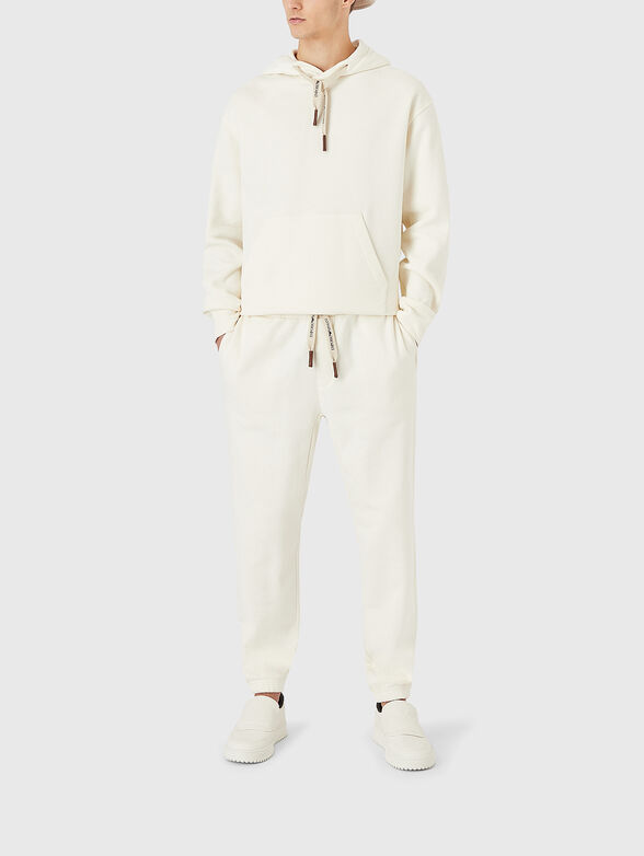 Hooded cashmere blend sweatshirt - 2