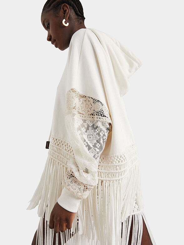 Sweatshirt with fringes - 3